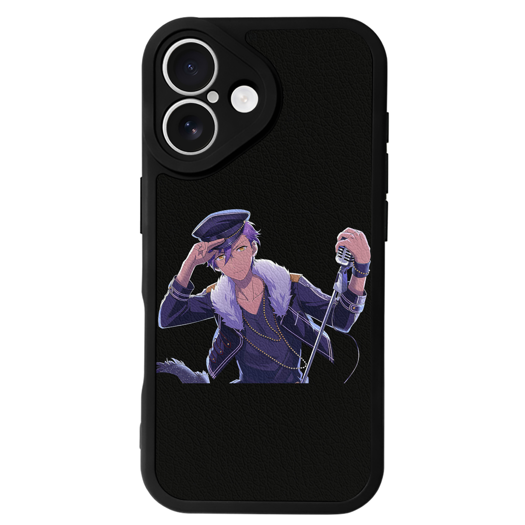 （画像用） あんさんぶるスターズ! Ensemble Stars 【iPhone 16シリーズ対応】シリコンスマホケース（レザー調） 材質：シリコン